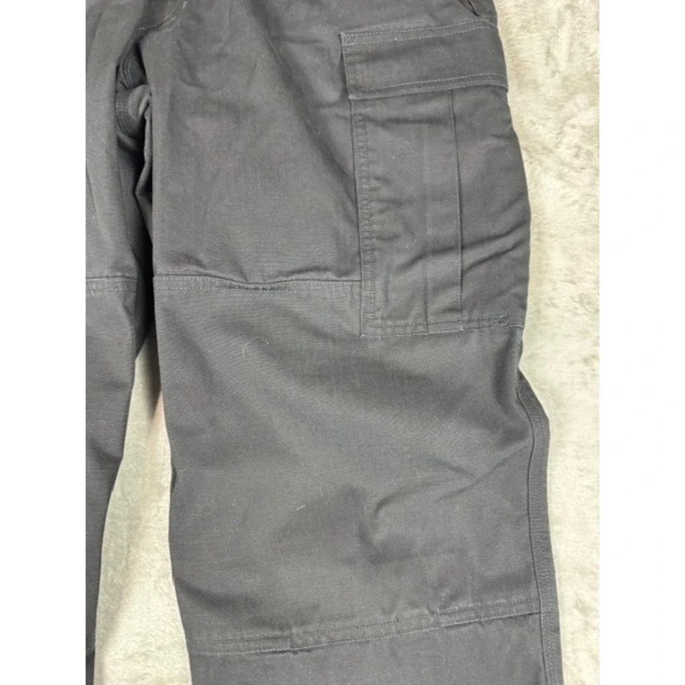 5.11 Tactical Cargo Pants Mens‎ Large Black Ripstop Utility Work Trousers 35-39W